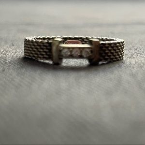 Tiffany Basketweave Diamond Ring